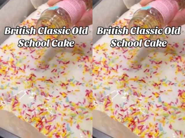 A true British classic popular old-fashioned School Cake